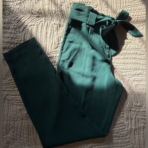 Express Teal Tie-Waist Pants